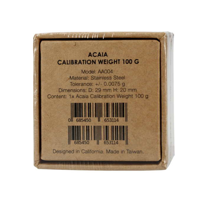 Acaia 100g Callibration Weight #3