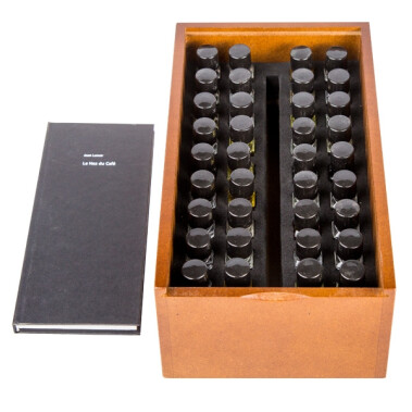 Book + Set of 36 aromas by Jean Lenoir - Le Nez Du Cafe Revelation