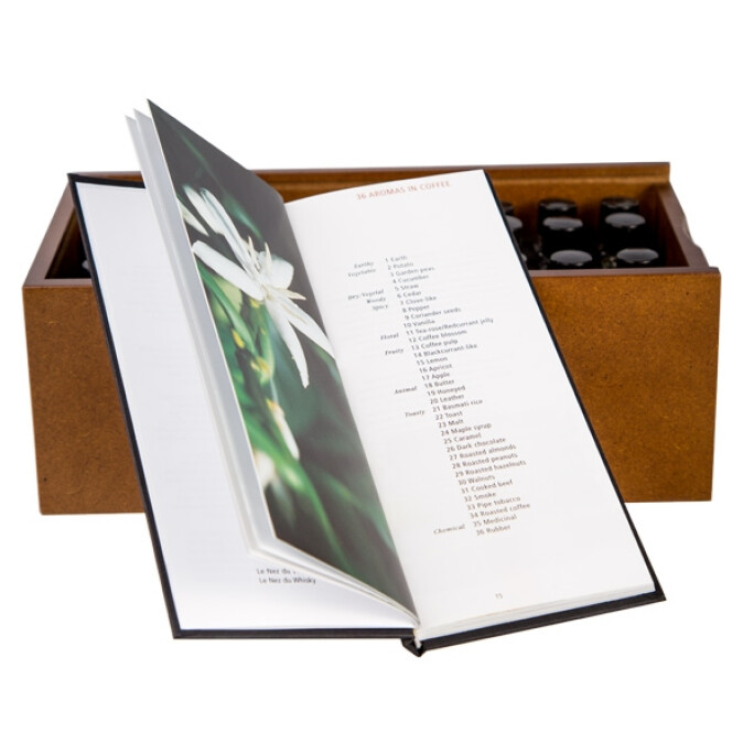 Book + Set of 36 aromas by Jean Lenoir - Le Nez Du Cafe Revelation #4