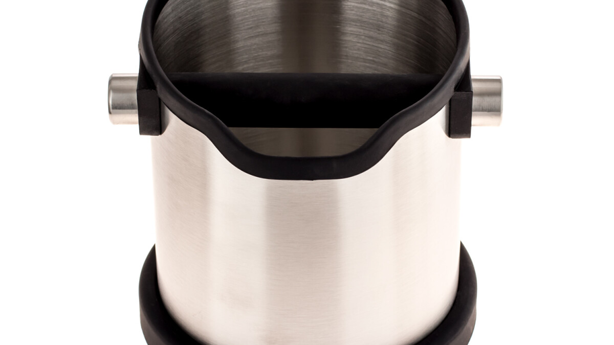 Rhinowares Deluxe Round Knock Box - 165 mm | Coffee Machines