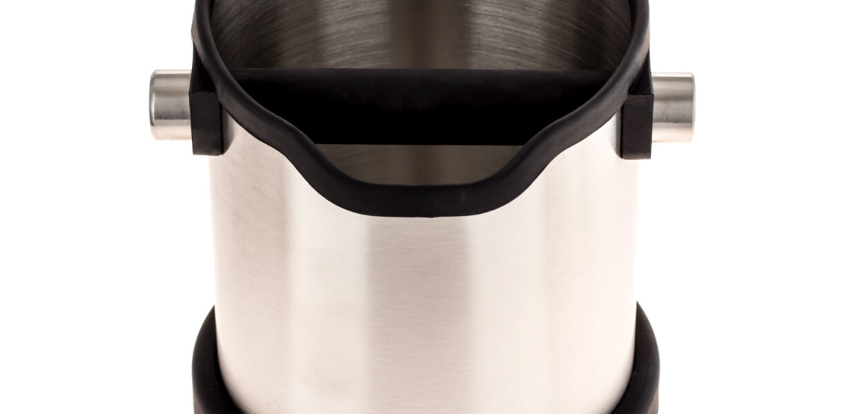 Rhinowares Deluxe Round Knock Box - 165 mm | Coffee Machines