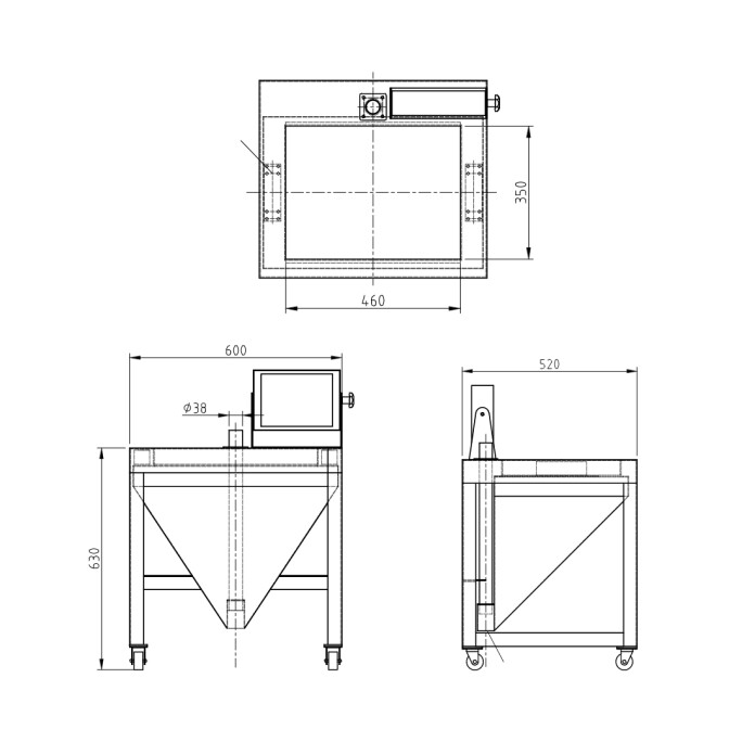 12-30kg Green Bean Weighing Cart #4