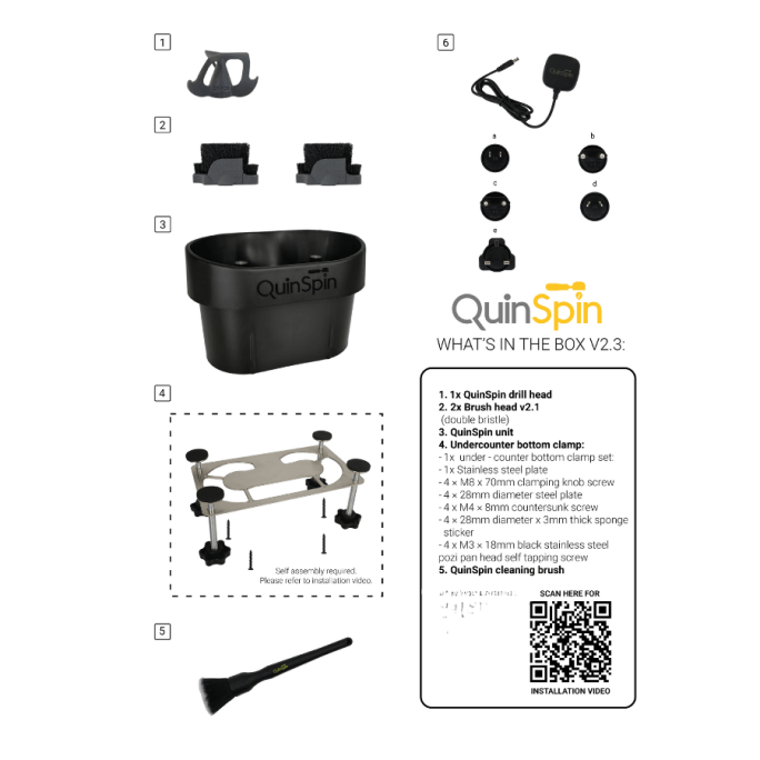 QuinSpin V2.3 | Portafilter Cleaner #5