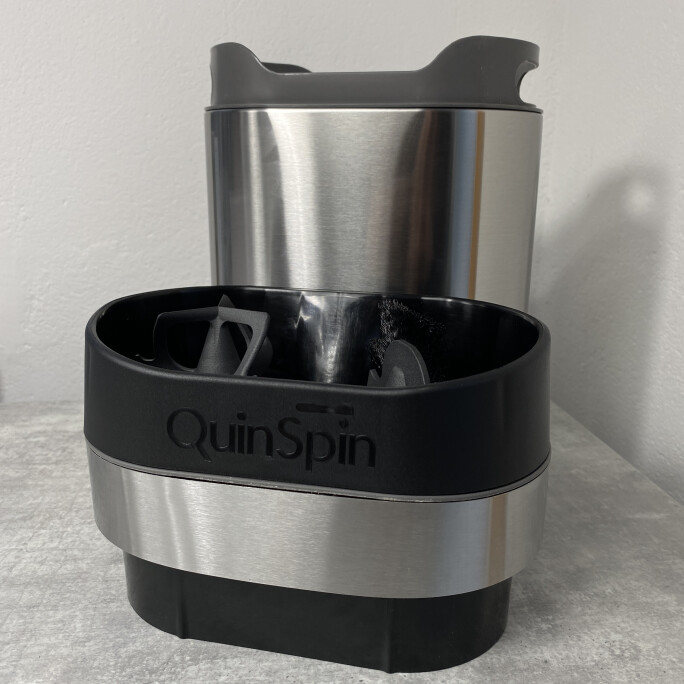 QuinSpin V2.0 + Coffee Ground Container Bundle #4