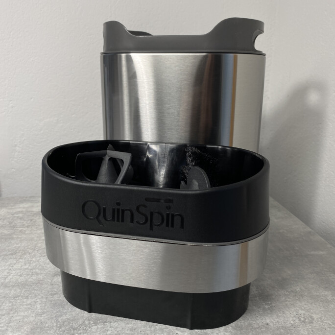 QuinSpin + Coffee Ground Container Bundle #4