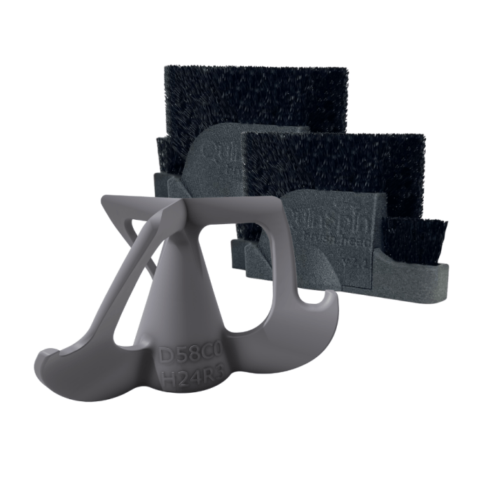 QuinSpin V2.0 Heads Replacement Set 58mm |  Drill Head + 2x Brush | 24mm #1