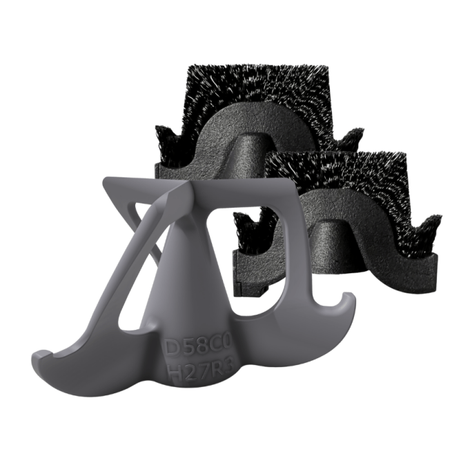 QuinSpin V2.0 Heads Replacement Set 58mm | Drill Head + 2x Brush | 27mm #1