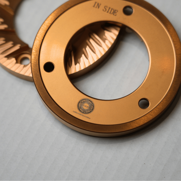 SSP 98mm (EK43 Sweet Lab) Red Speed coated burrs #2