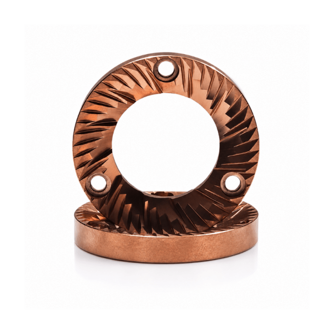 DF54 Red Titanium Burrs 54 mm #1