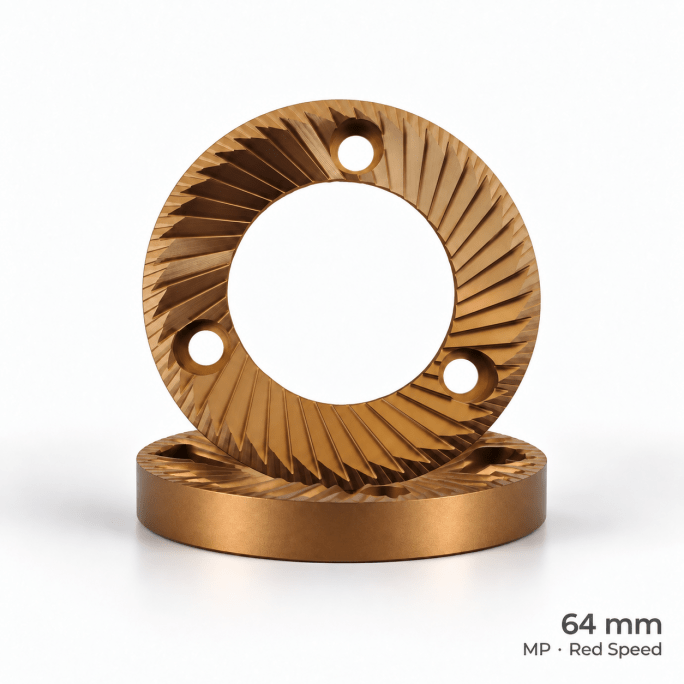 SSP 64mm Mazzer/Fellow Ode Multi Purpose Red Speed burrs #1