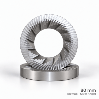 SSP 80mm Weber/Lagom Silver Brewing burrs