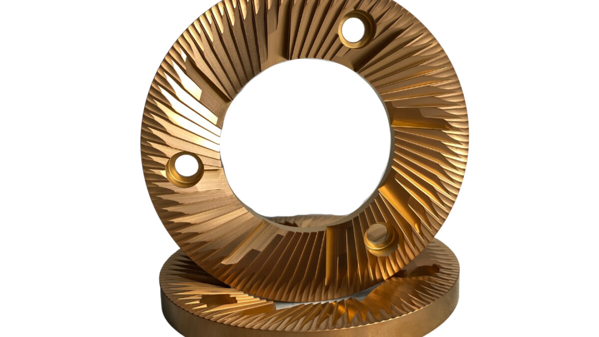 SSP 98mm (EK43 Ultra Low Uniformity) Red Speed coated burrs 